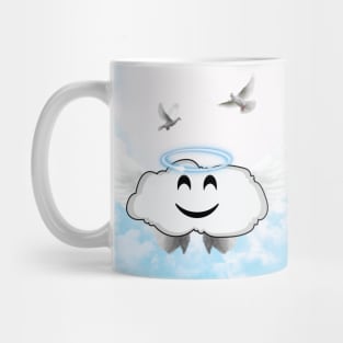 Fantasy White Angel Cloud In Heaven Mug